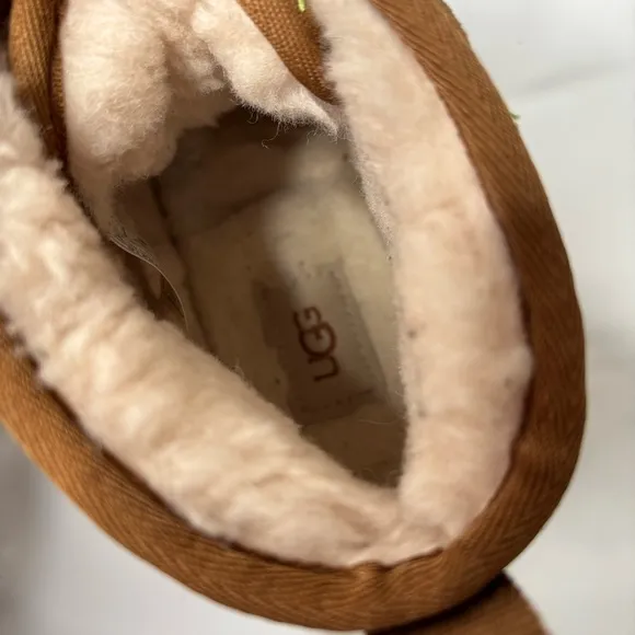 ugg neumel graphic stitch kids boots new