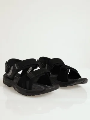 Ula Ultra Double Strap Adventure Sandal - Black
