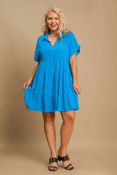 Umgee Tidal Wave Shirt Dress