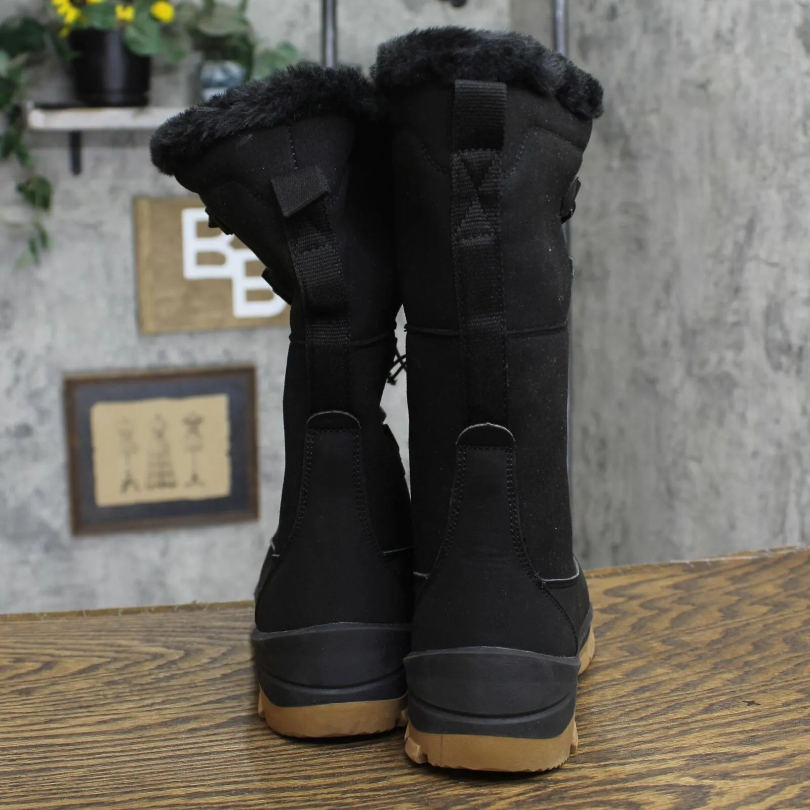 Universal Thread Women's Carla Tall Winter Boots 88236153 Jet Black 6M