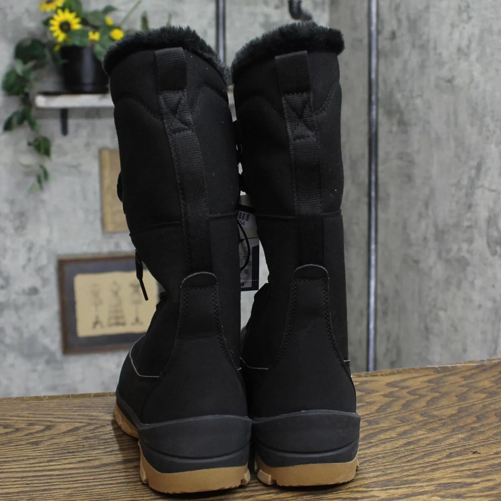 Universal Thread Women's Carla Tall Winter Boots 88236153 Jet Black 8M