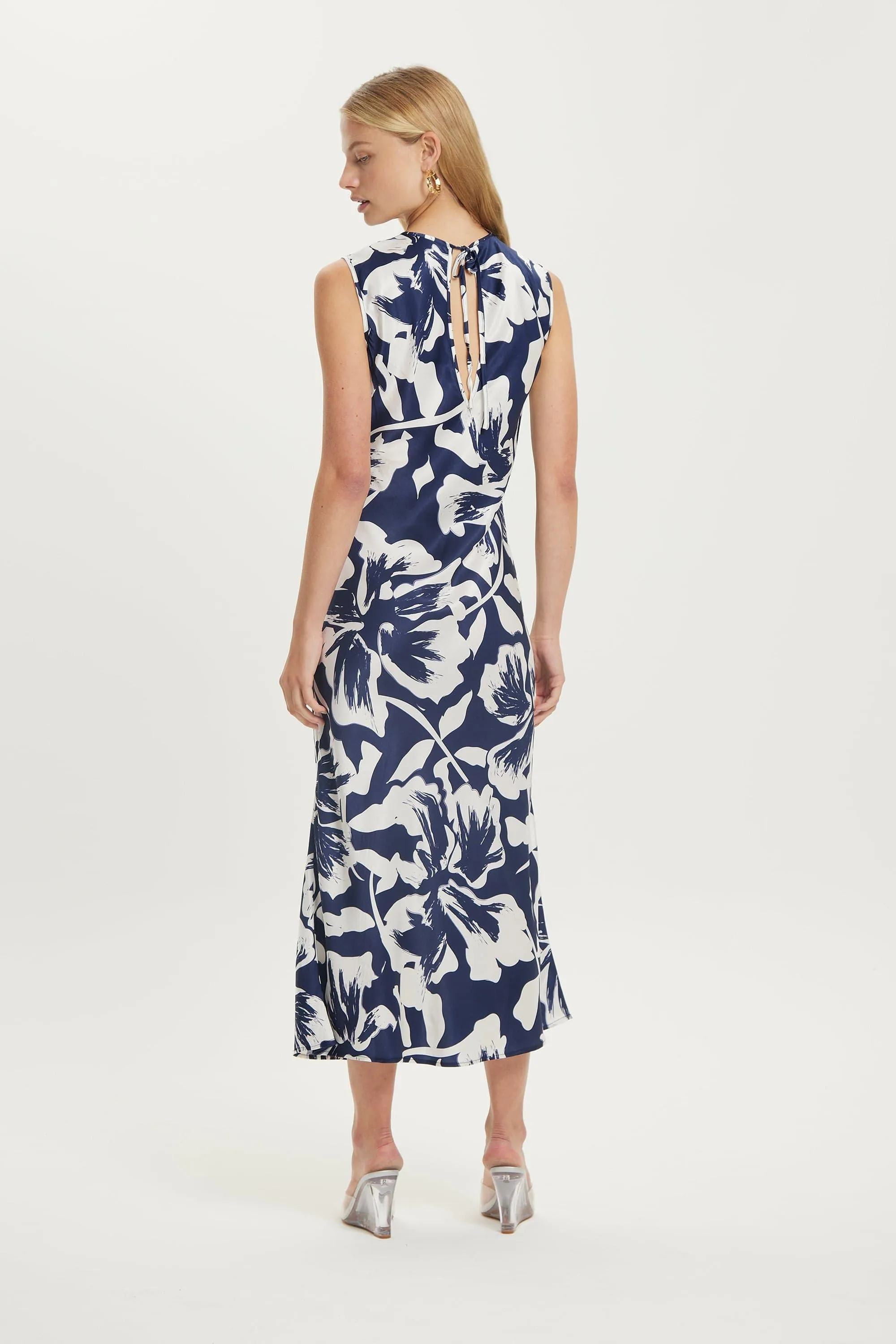 UNTAMED BIAS TANK DRESS | FLORAL