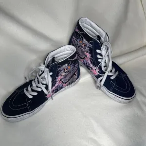 VANS OFF THE WALL PURPLE SKULL HI TOP SNEAKERS SHOES MENS 9 Women’s 10.5