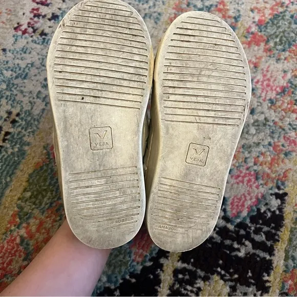 Veja V-10 LEATHER BONPOINT MULTICO BABE toddler size 13.5