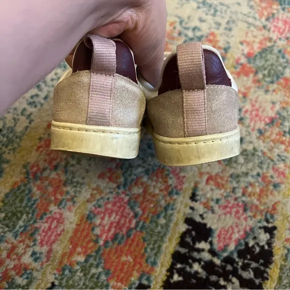 Veja V-10 LEATHER BONPOINT MULTICO BABE toddler size 13.5