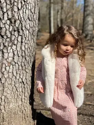 Vignette Margo Faux Fur Vest: Sizes 2 to 14