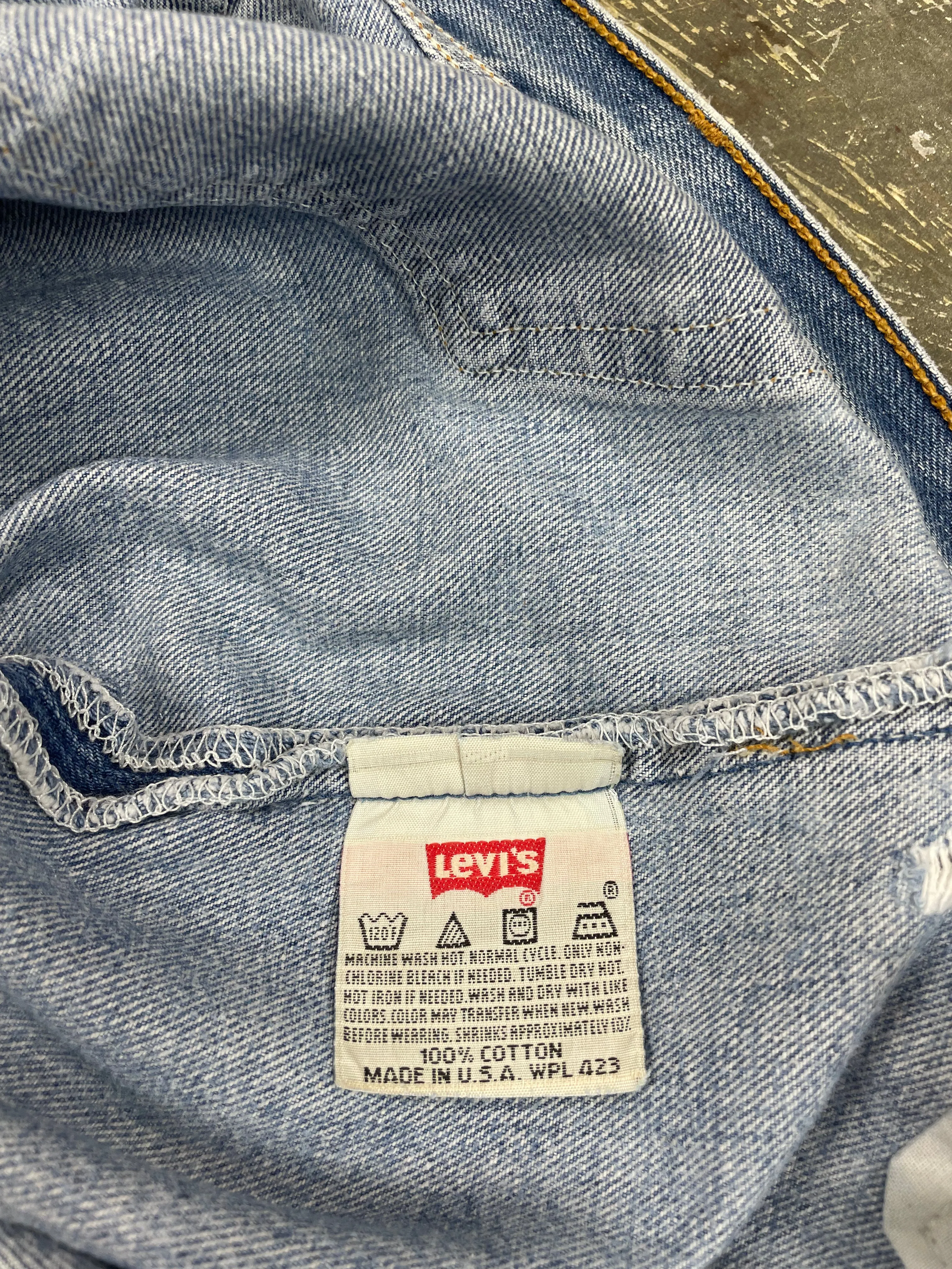 Vintage Levi 501 USA Premium Wash Denim Jeans (JYJ-0288)