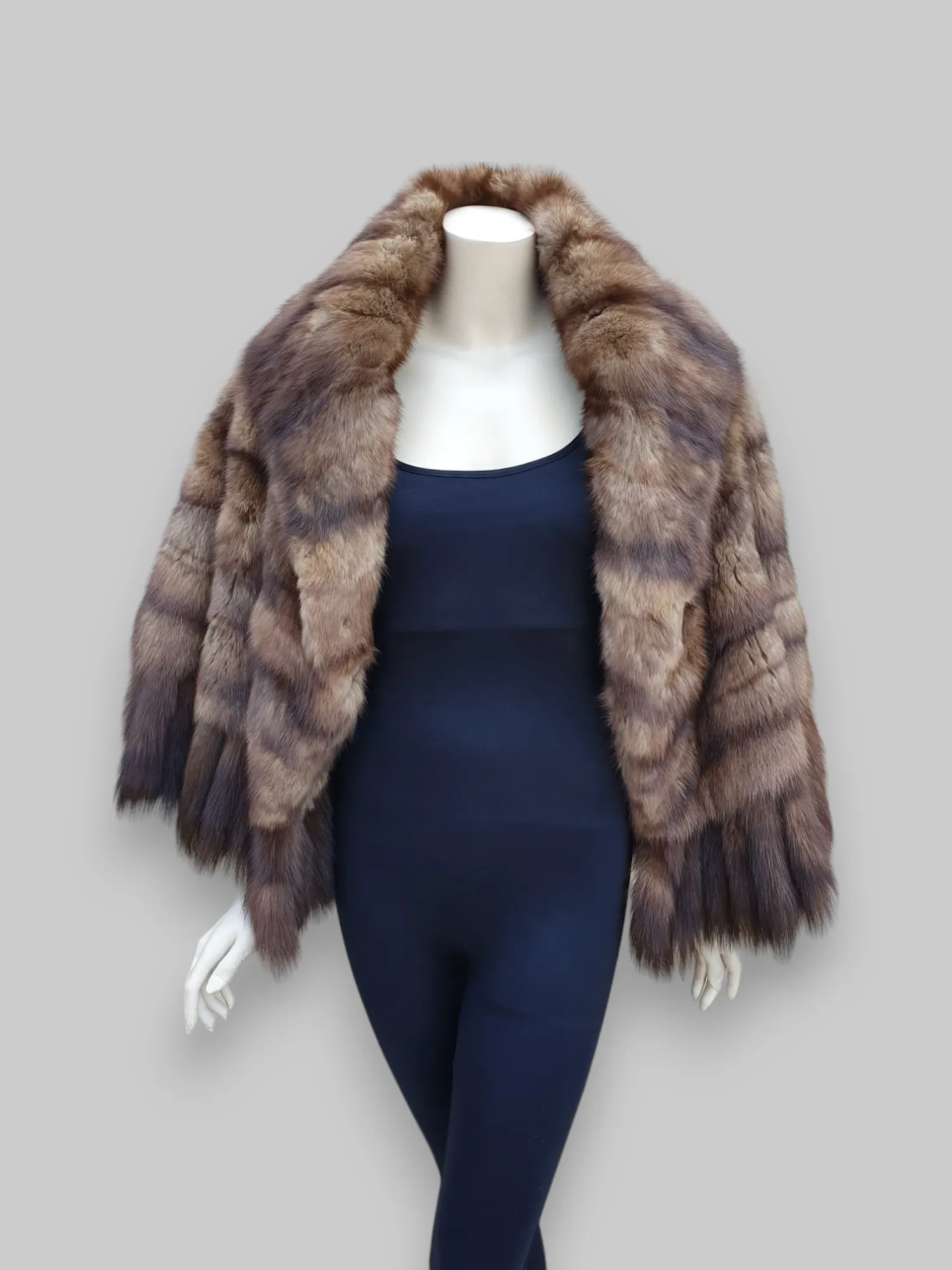 Vintage Russian Sable Cape w/ Tails