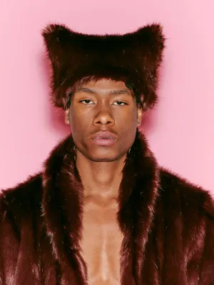 VIOLET GETTY - UNISEX FAUX FUR HAT